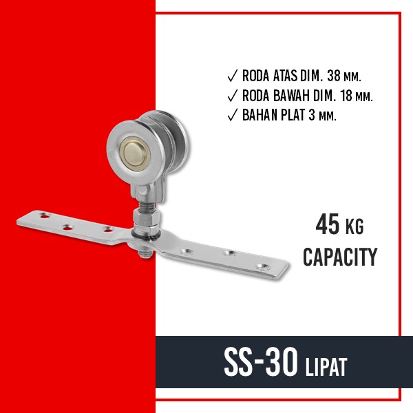 KOMPONEN PINTU LIPAT - SS-30 LIPAT