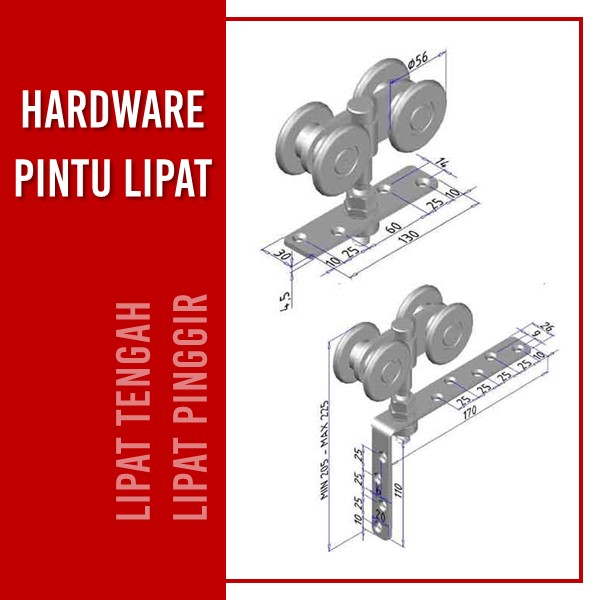 Komponen - KOMPONEN PINTU LIPAT